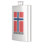 Norwegische Flagge Getränk-Flaschengeschenks Flachmann (Links)