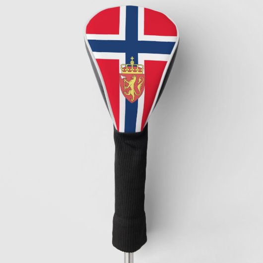 Norwegische Flagge Golf Headcover (Vorderseite)