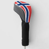 Norwegische Flagge Golf Headcover (angewinkelt)