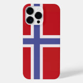 Norwegische Flagge iPhone Hülle (Rückseite)