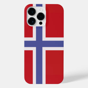 Norwegische Flagge iPhone 14 Pro Max Hülle