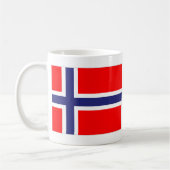 Norwegische Flagge Kaffeetasse (Links)