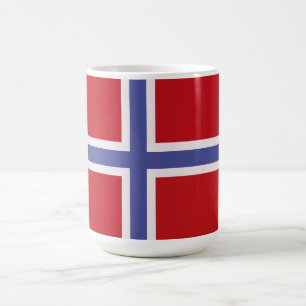 Norwegische Flagge Kaffeetasse