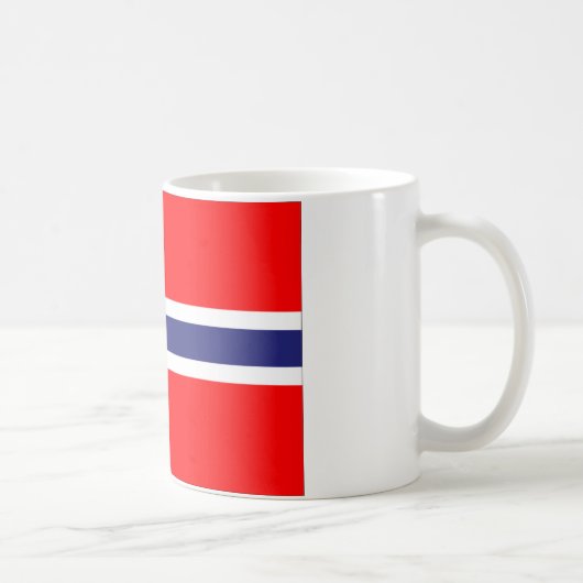 Norwegische Flagge Kaffeetasse (Rechts)
