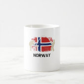 Norwegische Flagge Kaffeetasse (Mittel)