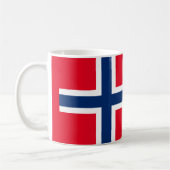 Norwegische Flagge Kaffeetasse (Links)