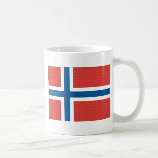Norwegische Flagge Kaffeetasse (Rechts)