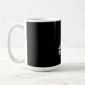 Norwegische Flagge Kaffeetasse (Links)