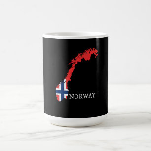 Norwegische Flagge Kaffeetasse