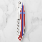 Norwegische Flagge Kellnermesser (Vorderseite)
