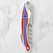Norwegische Flagge Kellnermesser (Rückseite)