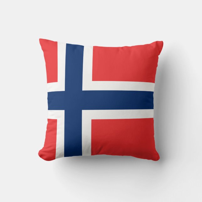 Norwegische Flagge Kissen (Vorderseite)