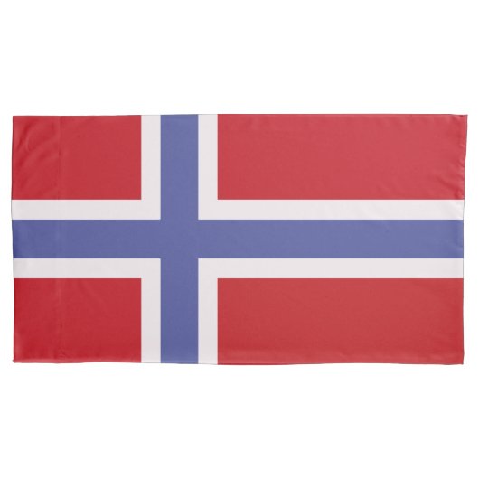 Norwegische Flagge Kissenbezug (Vorderseite)