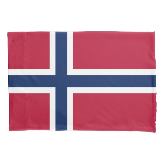 Norwegische Flagge Kissenbezug (Vorderseite)