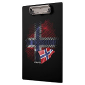 norwegische Flagge Klemmbrett (Links)