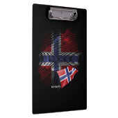 norwegische Flagge Klemmbrett (Rechts)