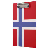 Norwegische Flagge Klemmbrett (Links)