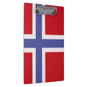 Norwegische Flagge Klemmbrett (Rechts)