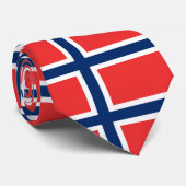 Norwegische Flagge Krawatte (Gerollt)
