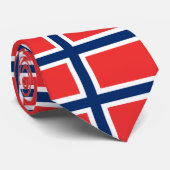 Norwegische Flagge Krawatte (Gerollt)