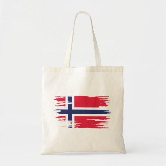 Norwegische Flagge - Kunst Tragetasche (Vorne)