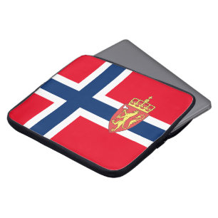 Norwegische Flagge Laptopschutzhülle