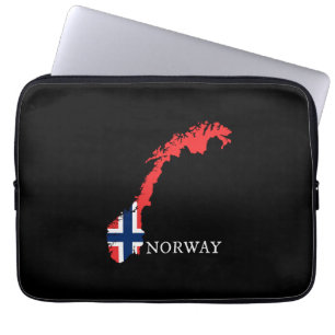 Norwegische Flagge Laptopschutzhülle