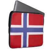 Norwegische Flagge Laptopschutzhülle (Vorne Rechts)