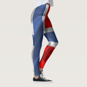 Norwegische Flagge Leggings (Rechts)