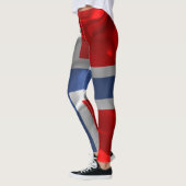 Norwegische Flagge Leggings (Links)