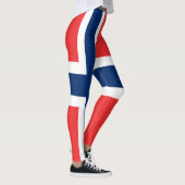 Norwegische Flagge Leggings (Rechts)