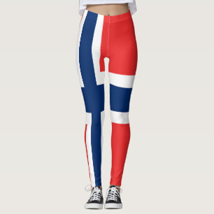Norwegische Flagge Leggings