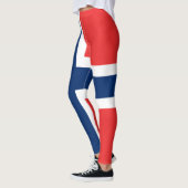 Norwegische Flagge Leggings (Links)