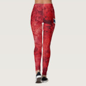 Norwegische Flagge Leggings (Rückseite)