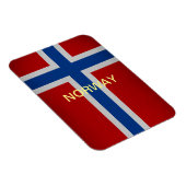 Norwegische Flagge Magnet (Rechte Seite)