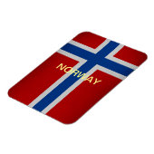Norwegische Flagge Magnet (Linke Seite)
