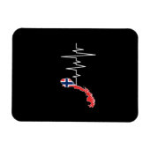 Norwegische Flagge Magnet (Horizontal)