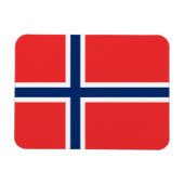 Norwegische Flagge Magnet (Horizontal)