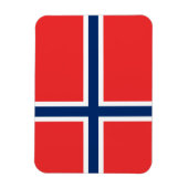 Norwegische Flagge Magnet (Vertikal)