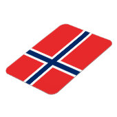 Norwegische Flagge Magnet (Linke Seite)