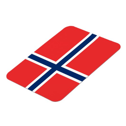 Norwegische Flagge Magnet (Linke Seite)