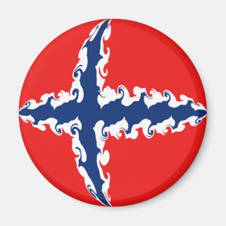 Norwegische Flagge Magnet