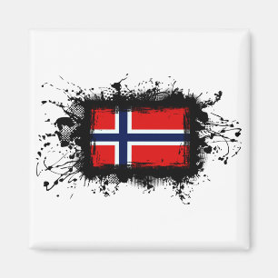 Norwegische Flagge Magnet