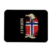 Norwegische Flagge Magnet (Horizontal)