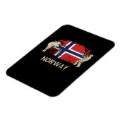 Norwegische Flagge Magnet (Linke Seite)