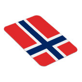 Norwegische Flagge Magnet (Rechte Seite)