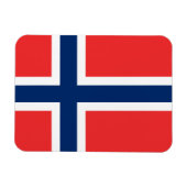 Norwegische Flagge Magnet (Horizontal)