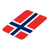 Norwegische Flagge Magnet (Linke Seite)