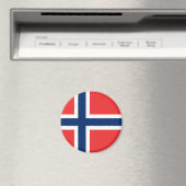Norwegische Flagge Magnet (In Situ (Geschirrspüler))