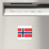 Norwegische Flagge Magnet (In Situ (Geschirrspüler))